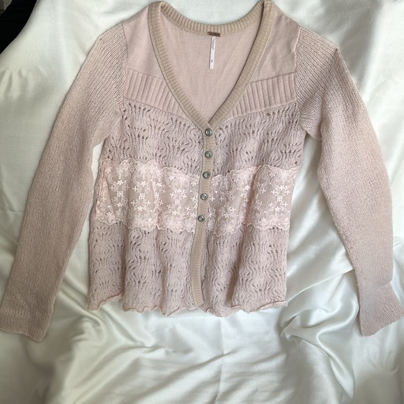Free People Pink Cardigan - Picture 3 of 13